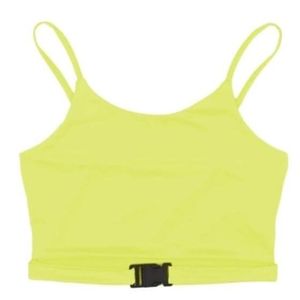 Eyecatchndrip Buckled Halter Top